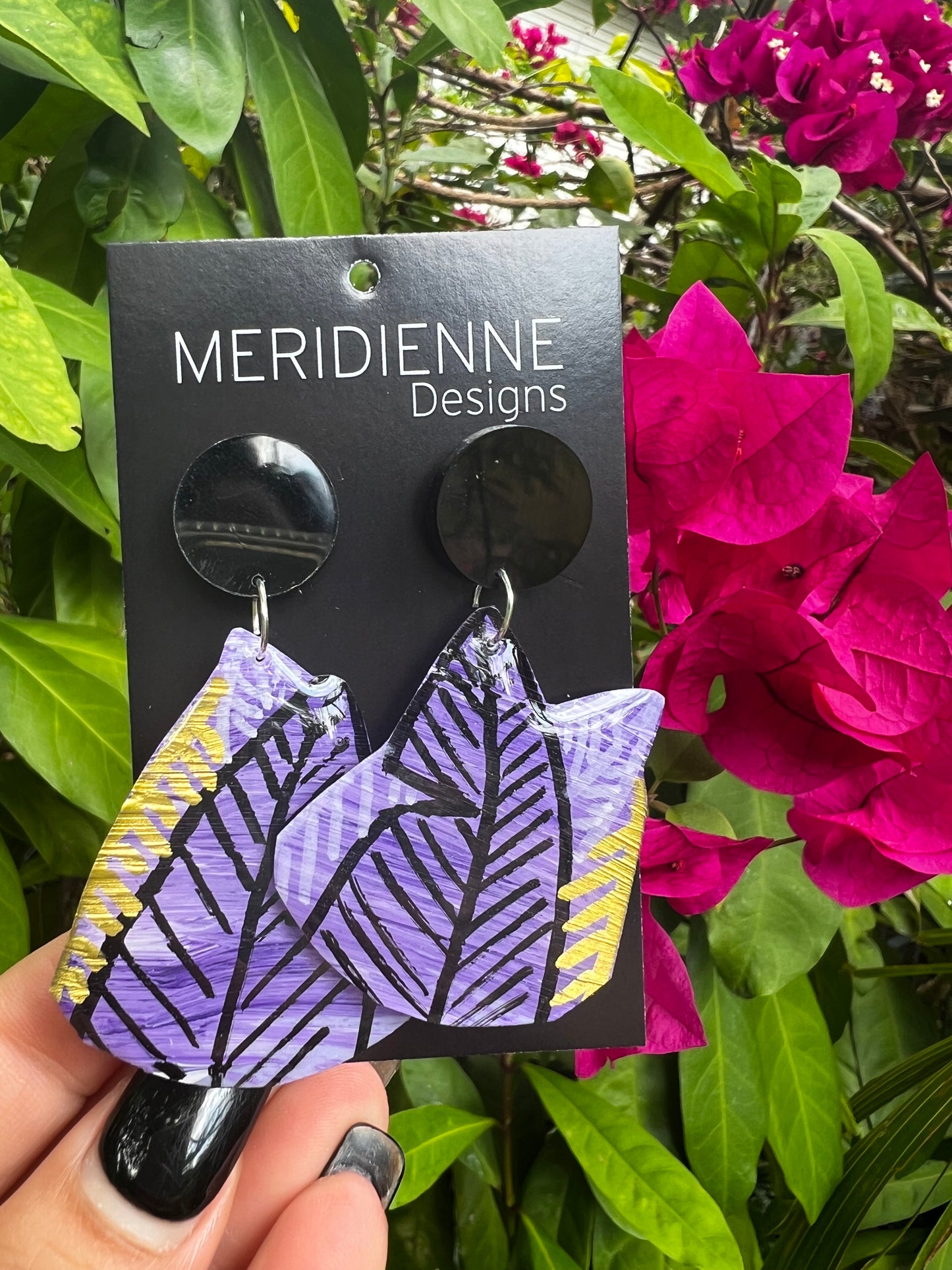 Summer Edit - Purple Leaves - M