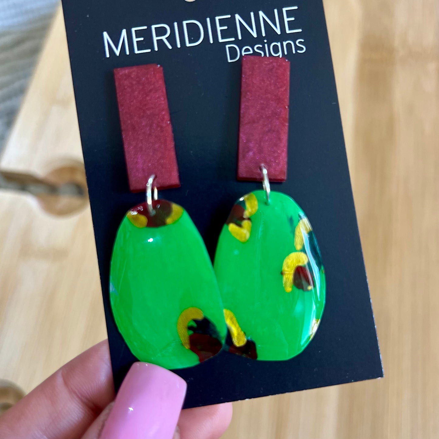 Paint Palette Green - shapes