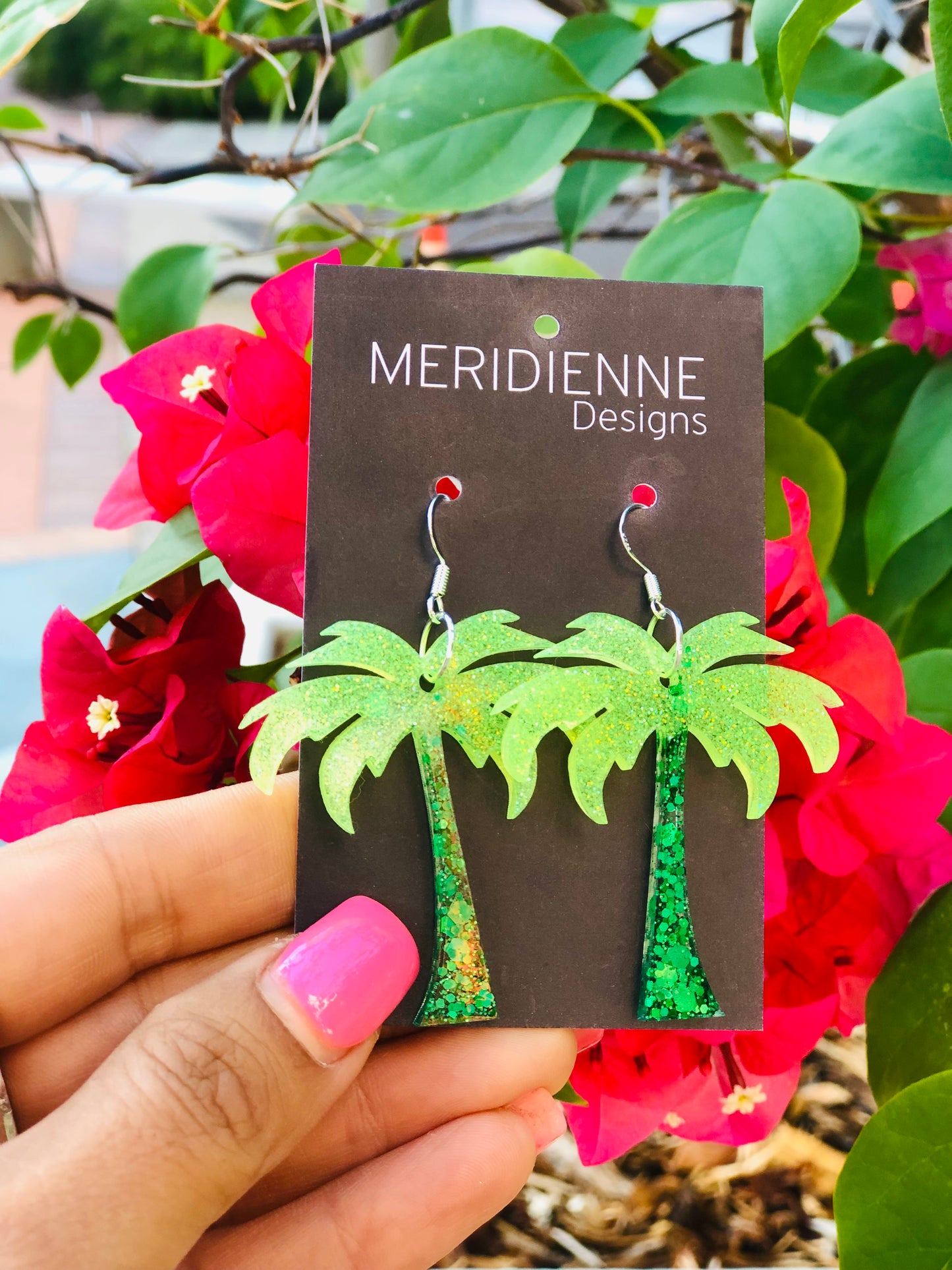 Coconut Palm Earrings