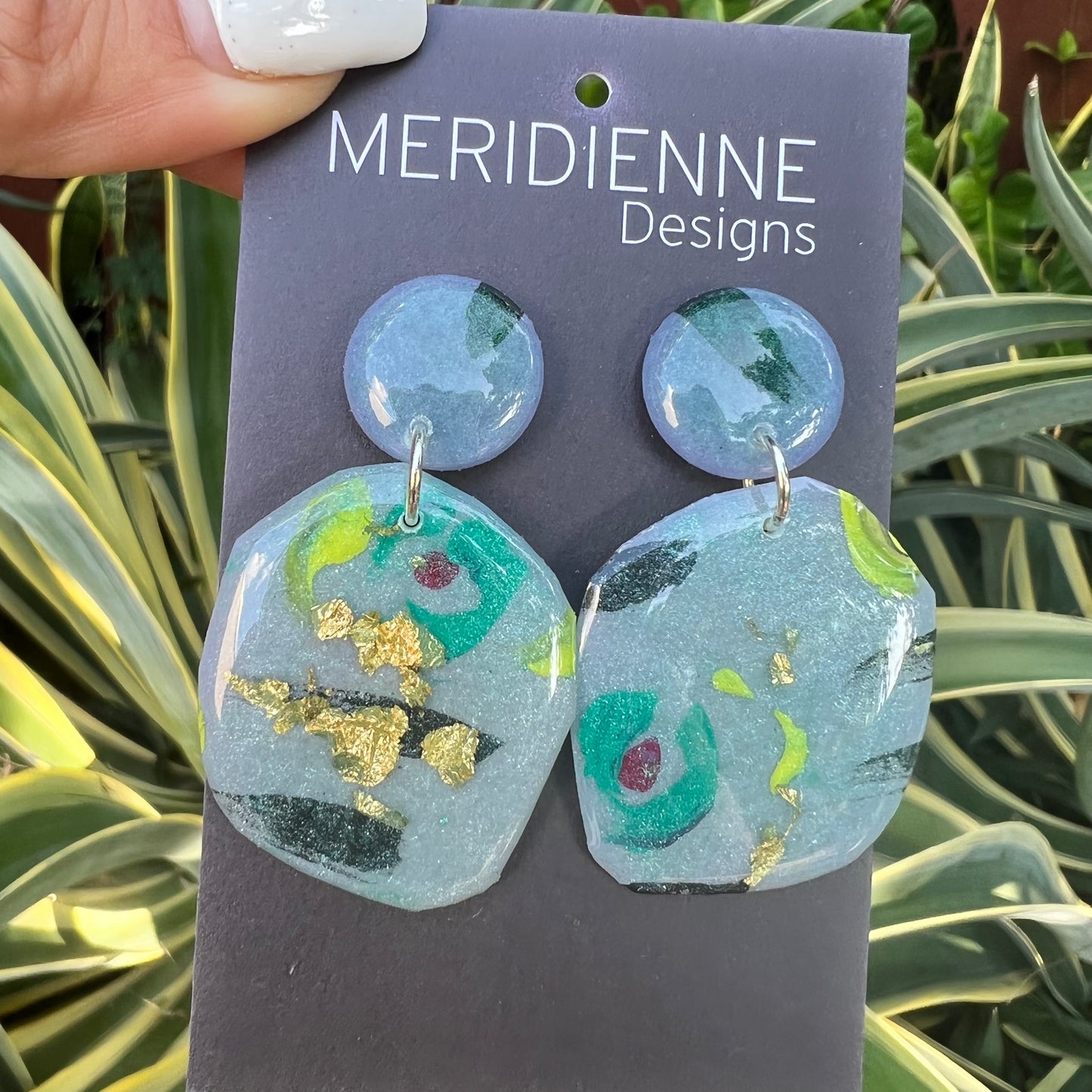 Paint Palette Blue - shapes