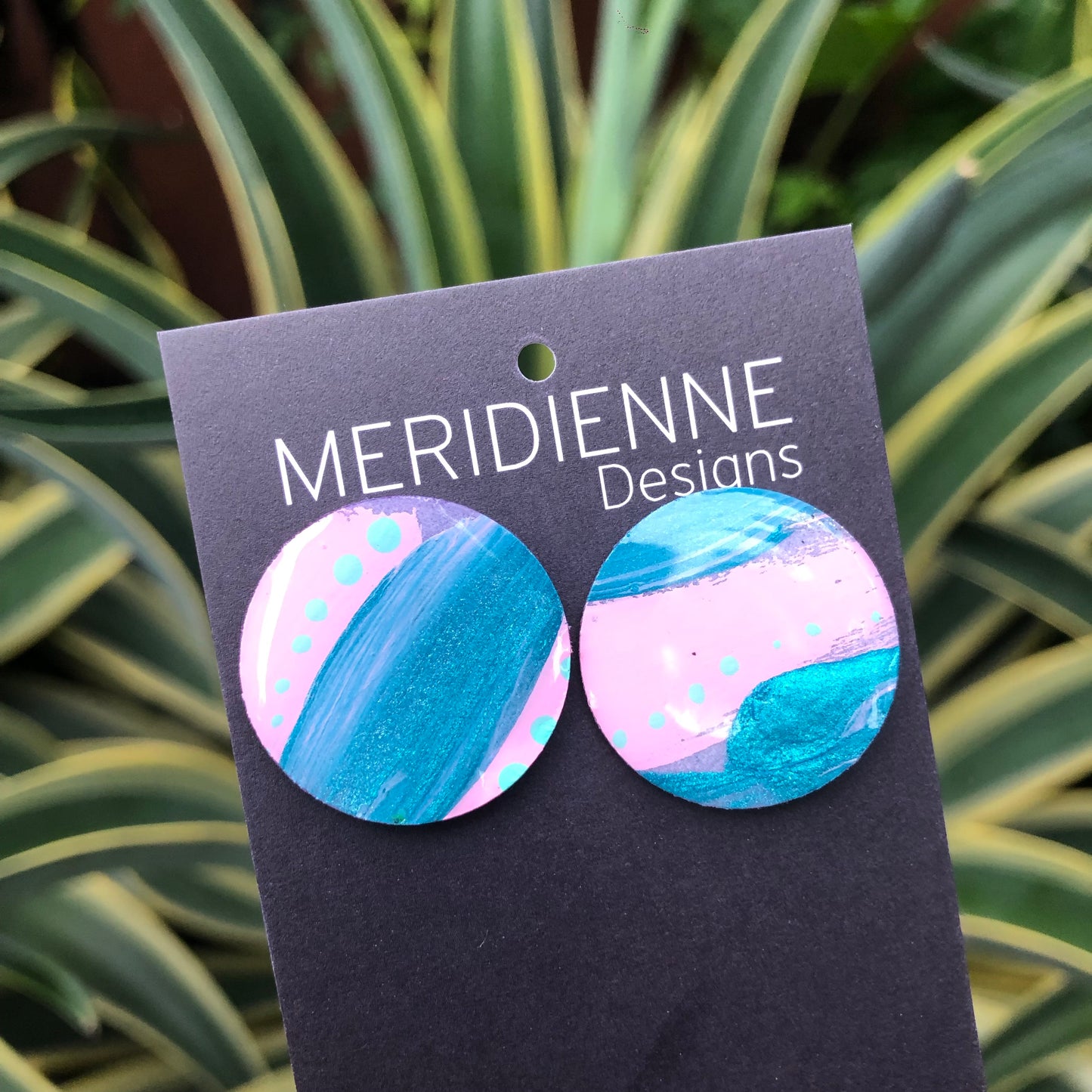 Paint Palette Pink - Studs