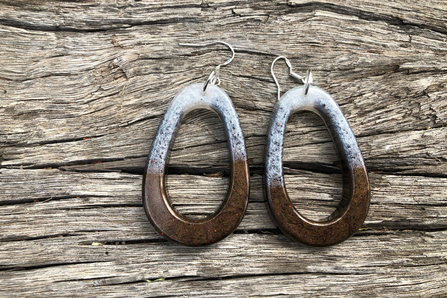 Earthy Resin Earrings