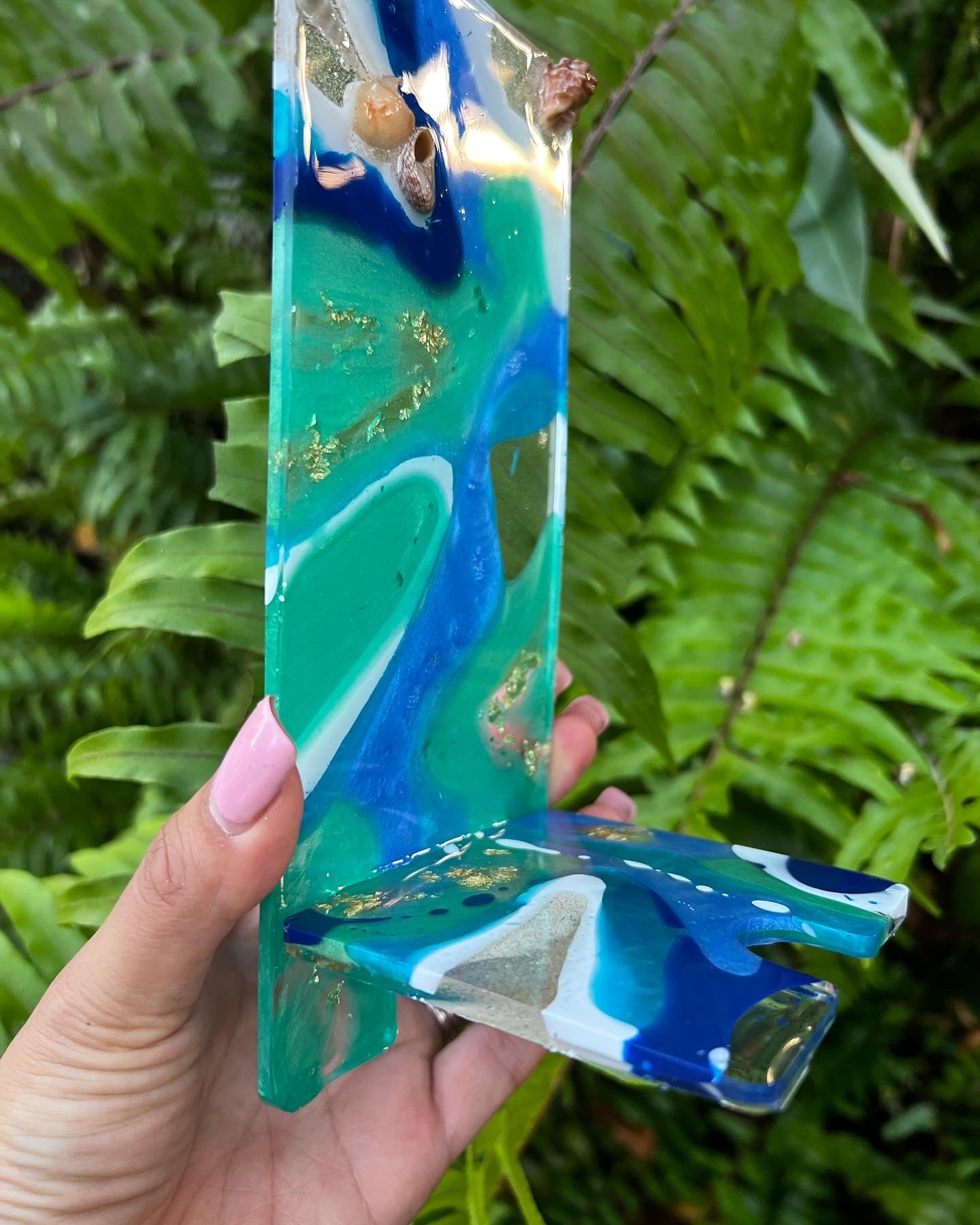 Mobile Phone Stand - Teal