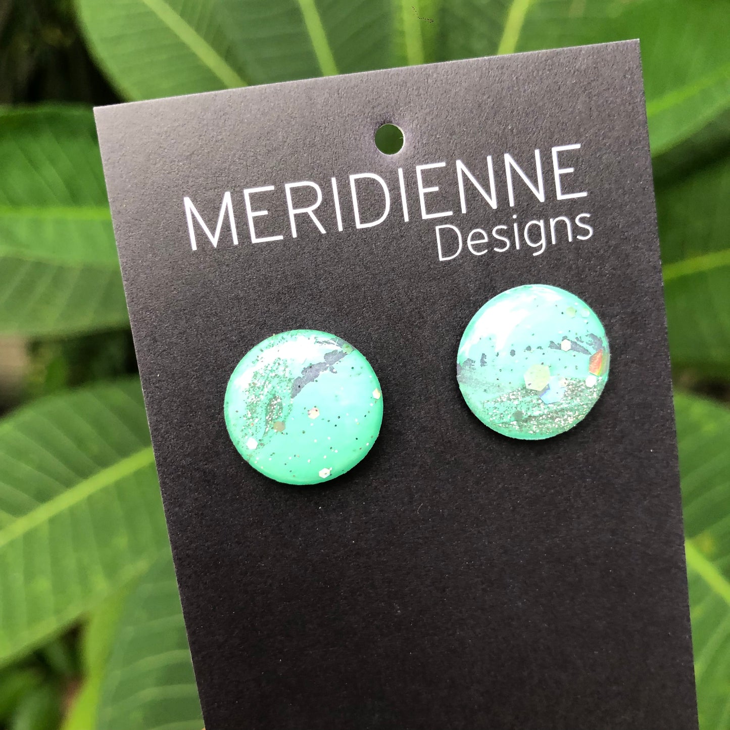 Paint Palette Aqua Blue - Mini Studs