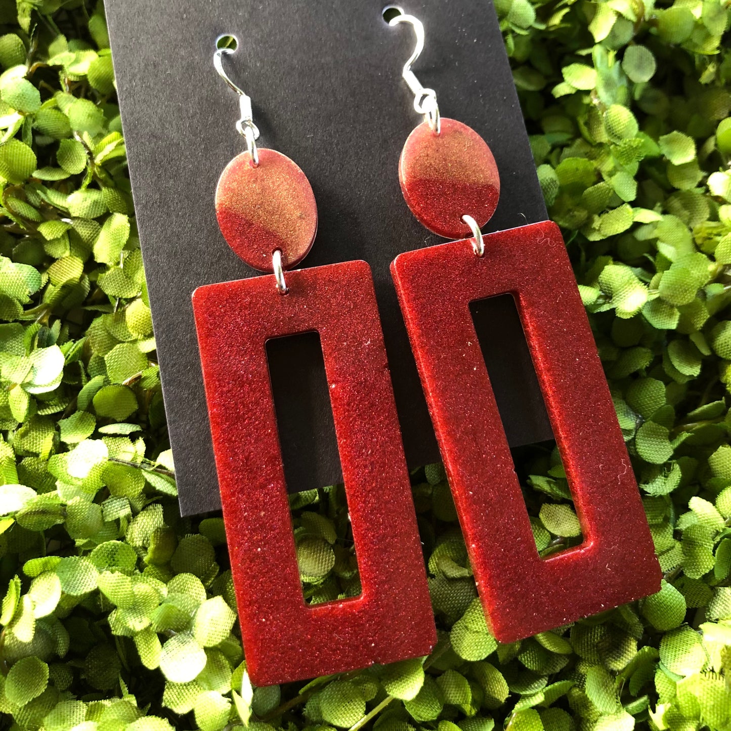 Earthy Red Earrings