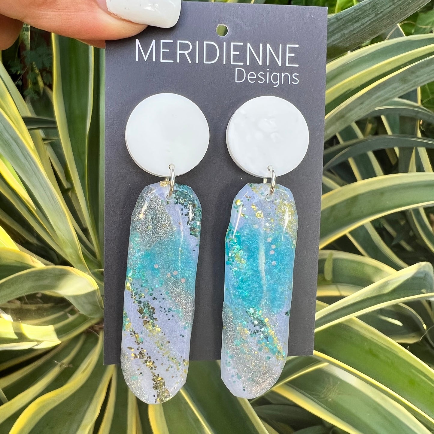 Paint Palette Aqua Blue - L shapes