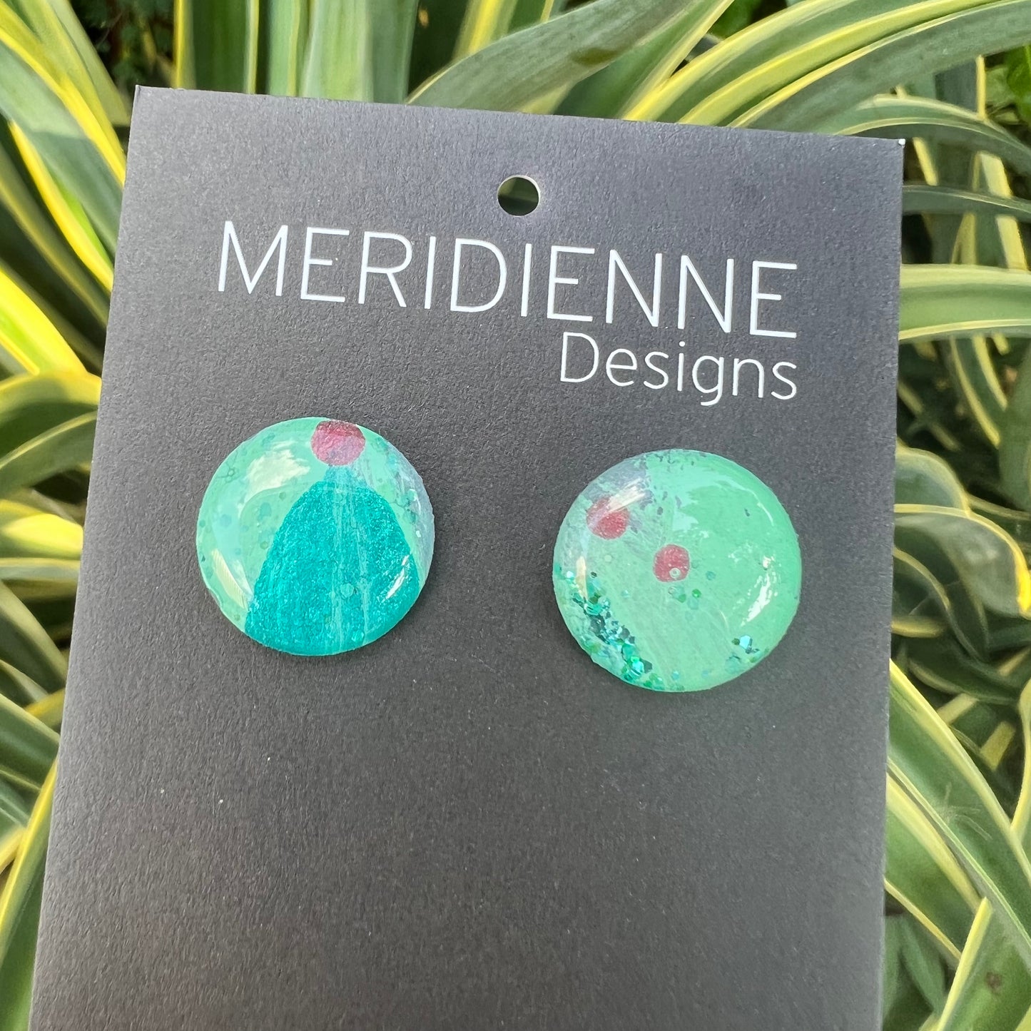 Paint Palette Aqua Blue - Mini Studs