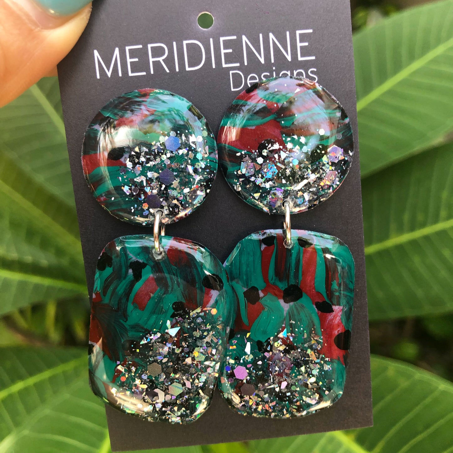 Paint Palette Green - shapes