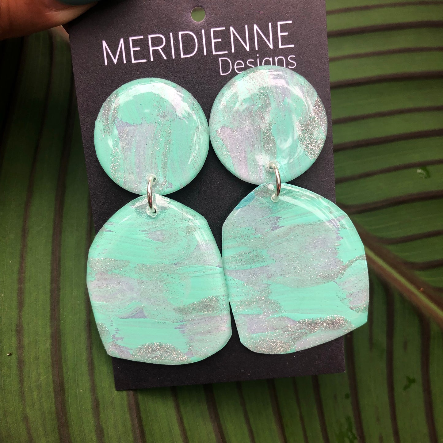 Paint Palette Aqua Blue - XL shapes