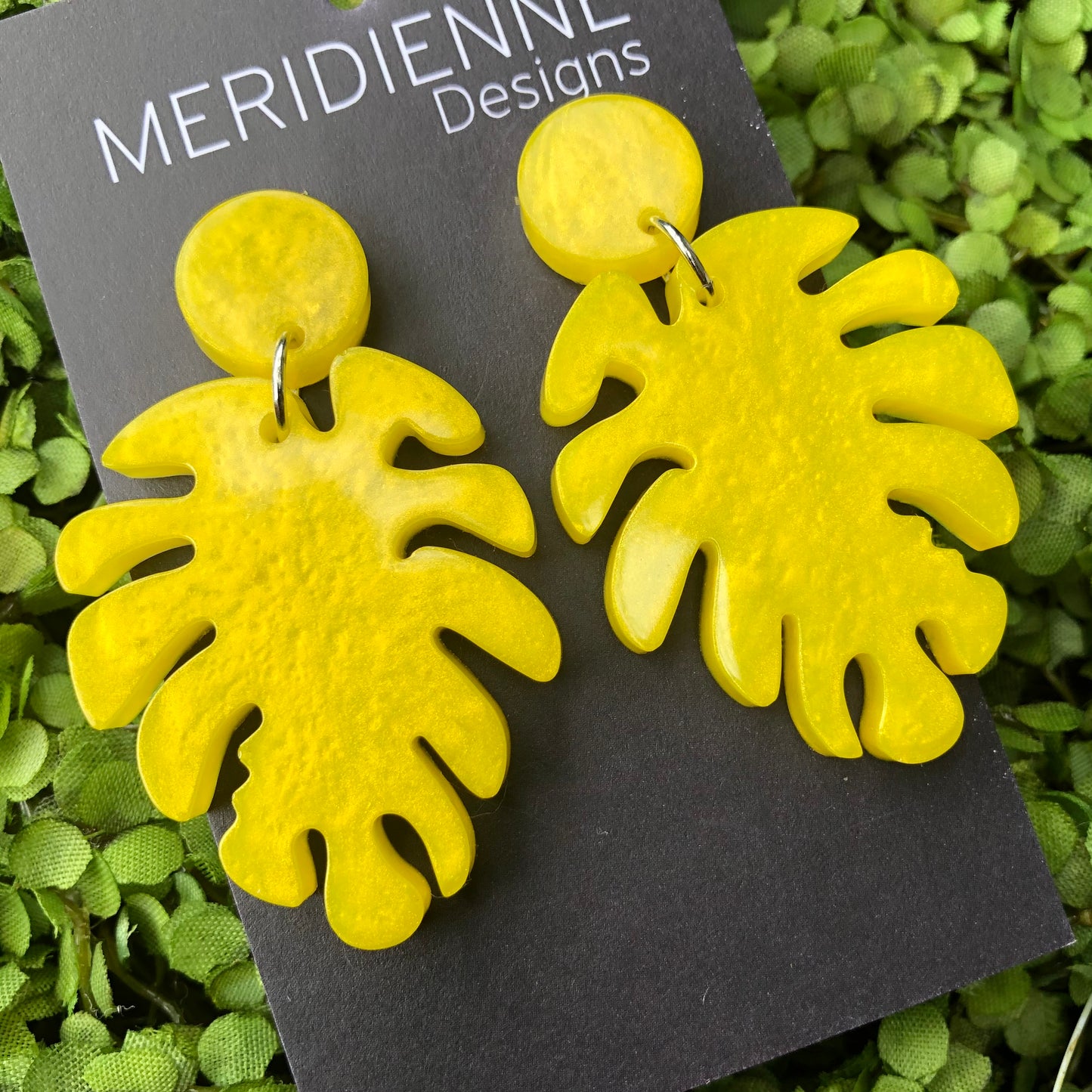 Yellow Resin Monstera