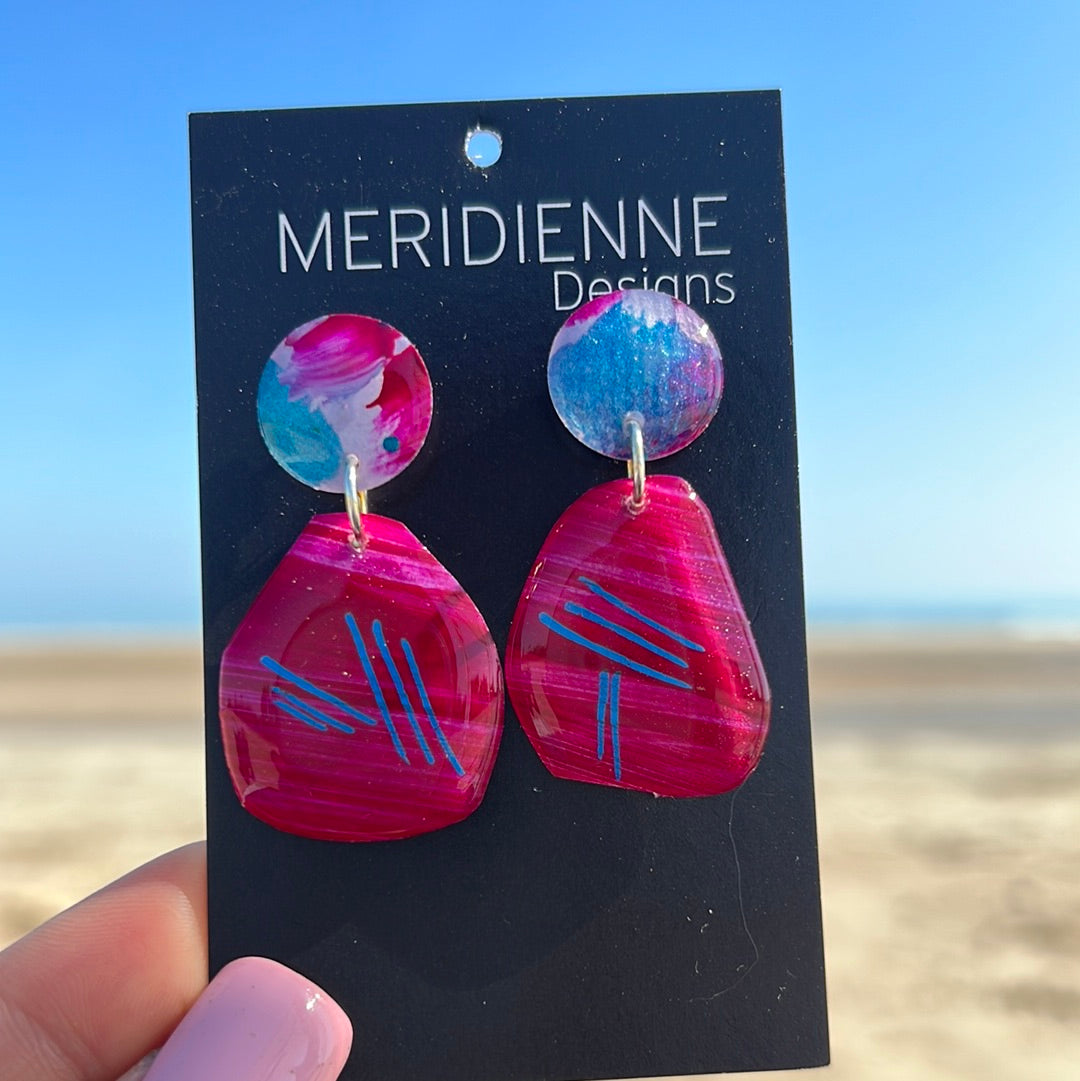 Paint Palette Pink - M shapes