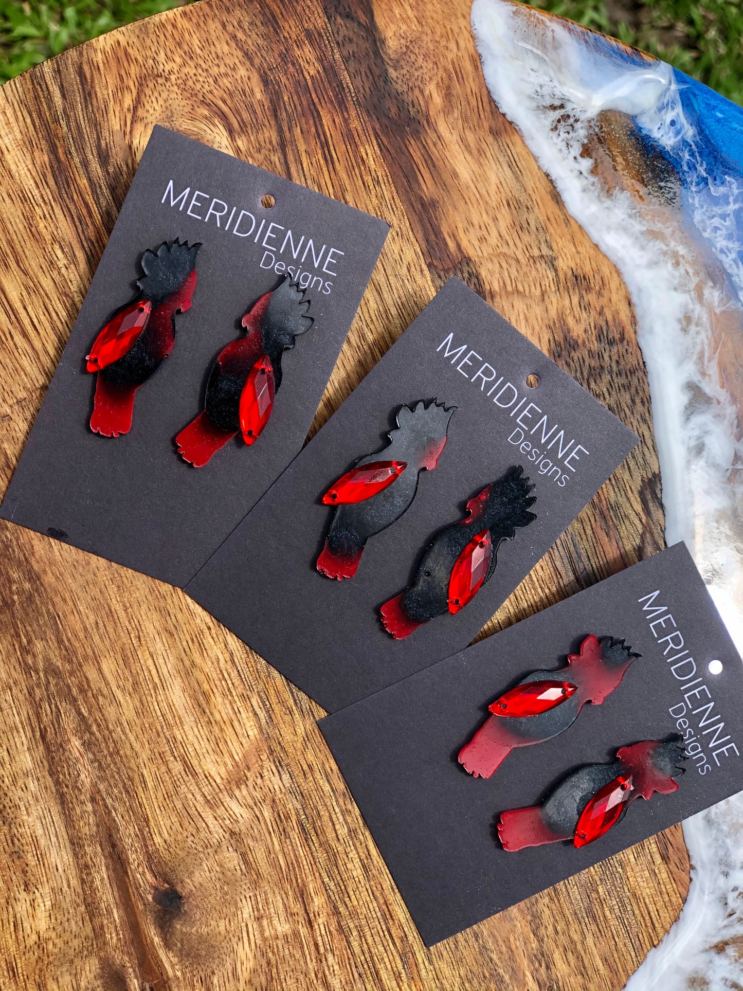 Pimped Up - Red Tailed Black Cockatoo Bird