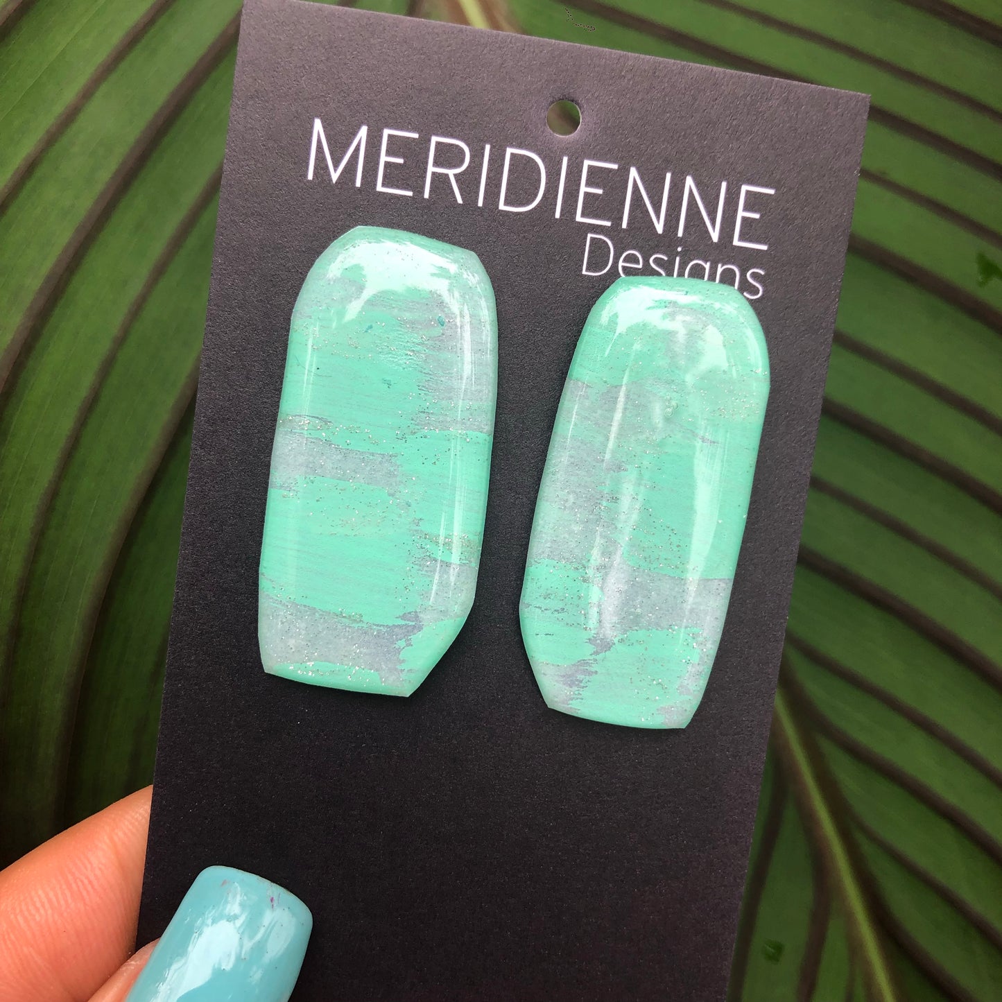 Paint Palette Aqua Blue - L shapes