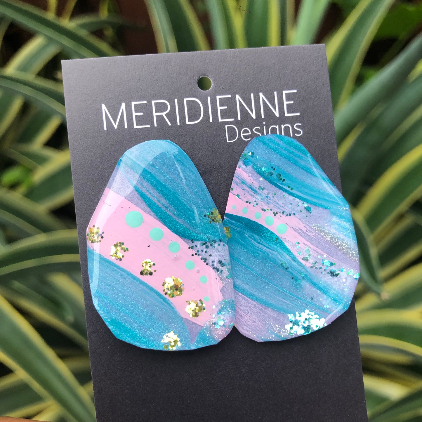 Paint Palette Pink - Large Studs