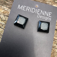 Load image into Gallery viewer, Studs - Mini Black Resin Studs
