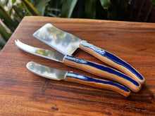 Load image into Gallery viewer, Cheese knife set - blue
