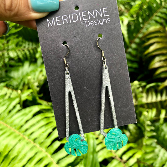 Silver and Turquoise Earrings