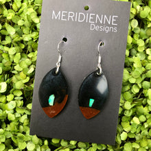 Load image into Gallery viewer, Opal Resin Earrings - small marquise
