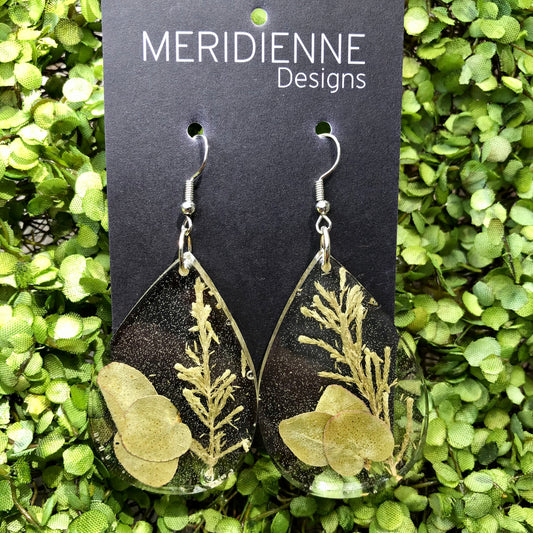 Botanical Resin Earrings