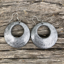 Load image into Gallery viewer, Silver Resin Earrings
