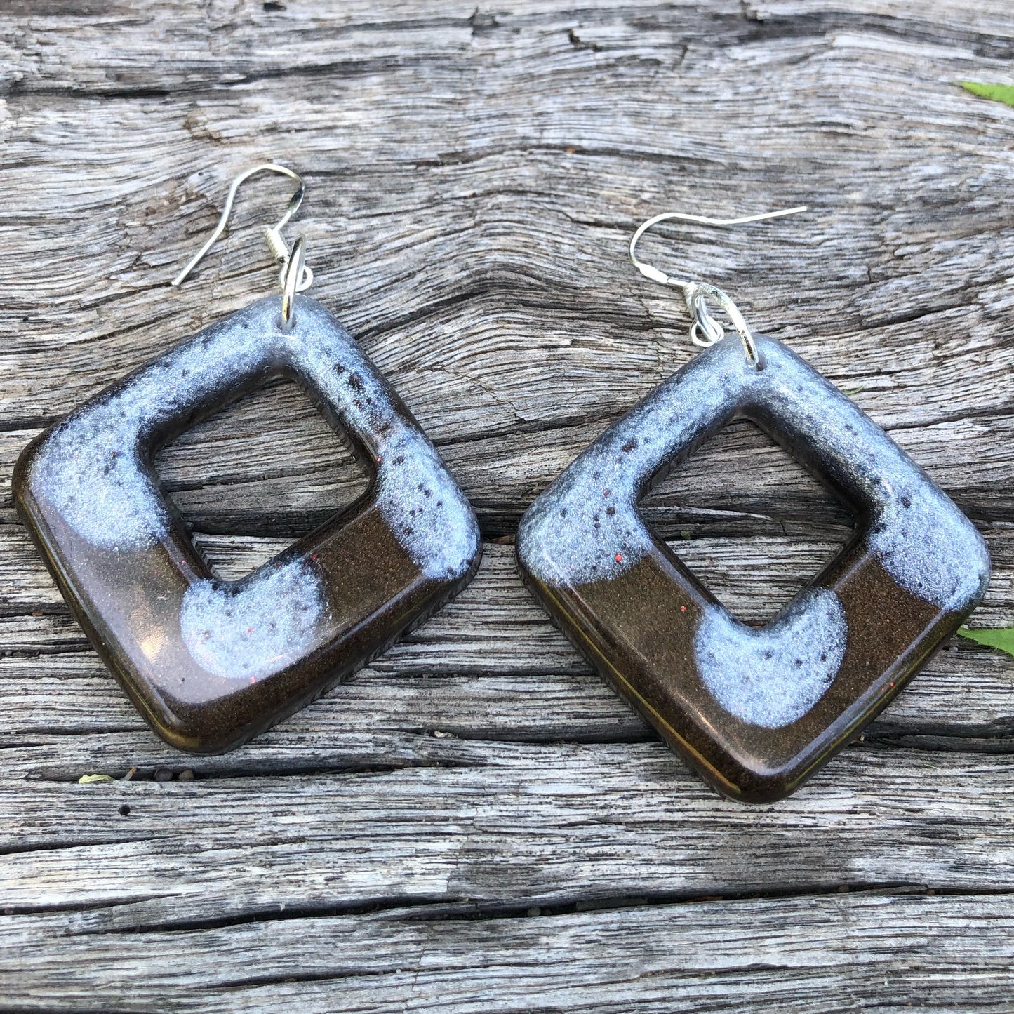 Earthy Resin Earrings