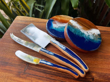 Load image into Gallery viewer, Cheese knife set - blue
